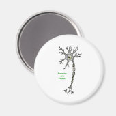 ニューロンはプラスチックだ! マグネット (正面/裏面)