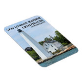 ニューロンドンハーバーライトハウスCTフォトマグネット マグネット (右側)