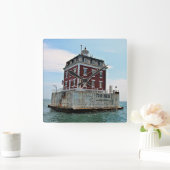 ニューロンドンレッジライトハウスコネチカット壁時計 スクエア壁時計 (ホーム)