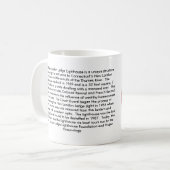 ニューロンドンレッジライトハウスコネチカットMag コーヒーマグカップ (正面左)