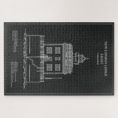 ニューロンドンレッジライトハウス – コネチカット – PD ジグソーパズル (横)