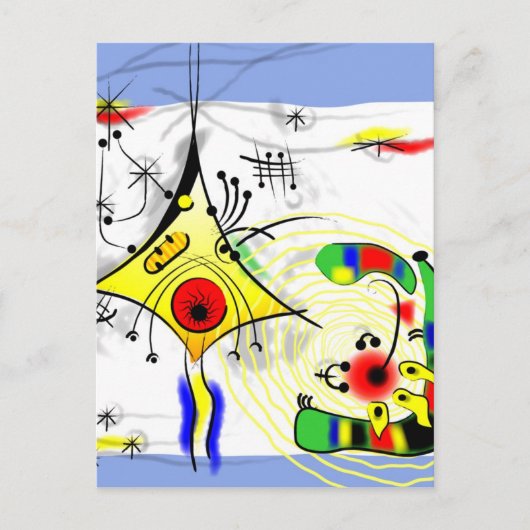 ニューロンハガキ ポストカード (正面)