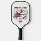 ニューロン内の神経シナプユーモア ピックルボールラケット (裏面)