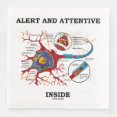 ニューロン内部の注意喚起および注意の集中シナプスのユーモア (正面)