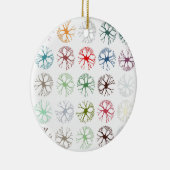 ニューロン数々の抽象芸術カラー装飾用クッション セラミックオーナメント (右)