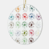 ニューロン数々の抽象芸術カラー装飾用クッション セラミックオーナメント (左)