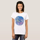 ニューロン水彩画 Tシャツ (正面フル)