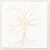 ニューロン ガラスコースター (裏面)