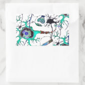 ニューロン！ 長方形シール (バッグ)