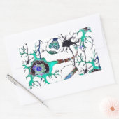 ニューロン！ 長方形シール (封筒)