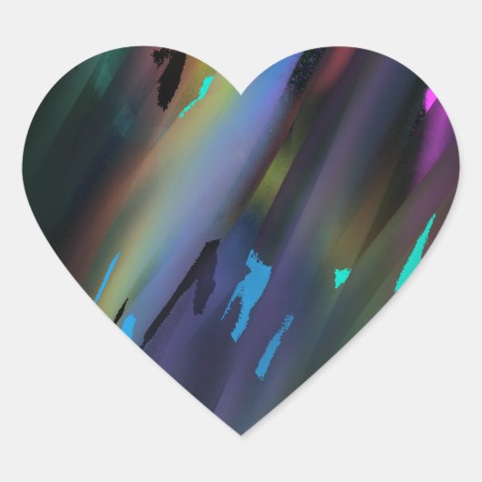 ニューロ祝ディフレインボーフラット ハートシール (正面)