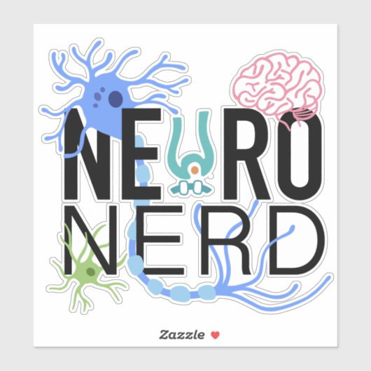 ニューロ・ナード 神経科学 シール (シート)