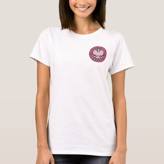 ニューワヴェリーテキサス州ポーランドアメリカワシ Tシャツ (正面)