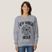 ニューワールドオーダーイルミナティ スウェットシャツ (正面フル)