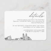 ニューワ結婚ークズホテルルームブロック詳細 エンクロージャーカード (正面)