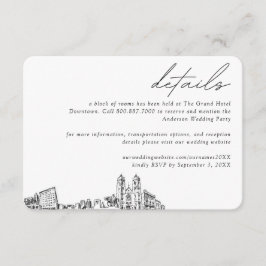 ニューワ結婚ークズホテルルームブロック詳細 エンクロージャーカード