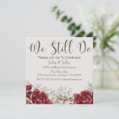 ニューヴィンテージウェディングアニバーサリー招待状 招待状 (スタンド正面)