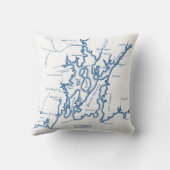 ニューーポート・ロドアイランド　新婚夫婦の初めてのクリスマス クッション (裏面)