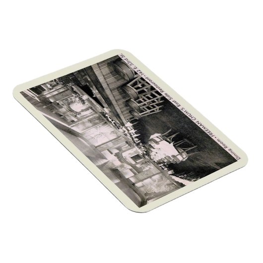 ニュー中国のヨークシティヴィンテージはがき マグネット (右側)