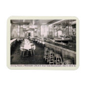 ニュー中国のヨークシティヴィンテージはがき マグネット (横)