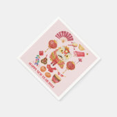 ニュー中国の辰年紙ナプキンス スタンダードカクテルナプキン (角)