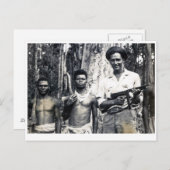 ニュー保護ギニアのランバージャック ポストカード (正面/裏面)