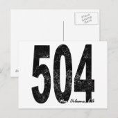 ニュー動揺してオーリンズ504 ポストカード (正面/裏面)