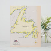 ニュー図解入りの、写真付きのファンドランドの地図。 (スタンド正面)