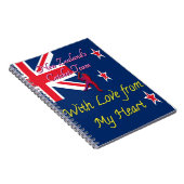 ニュー国際的ジーランドクリケット ノートブック (右側)