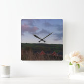 ニュー夕べの平和 スクエア壁時計 (ホーム)