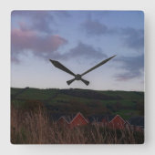 ニュー夕べの平和 スクエア壁時計 (正面)