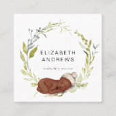 ニュー生まれユーカリリースモダン名刺 スクエア名刺 (正面)