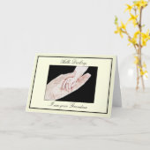 ニュー祖母 カード (黄色い花)