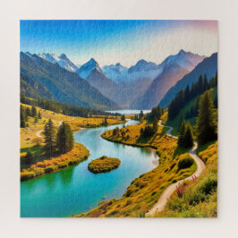 ニュー素晴らしジーランドの夕日 ジグソーパズル