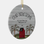 ニュー素朴ホーム初めてのクリスマスカスタムセラミックスホーン セラミックオーナメント (右)