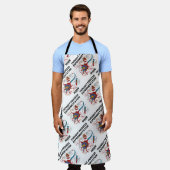 ニュー考えロン内のプロセス実験 エプロン (着用した状態)