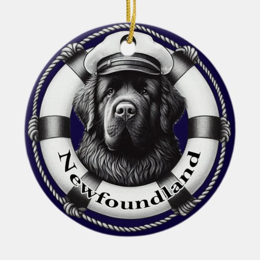 ニュー航海のフサークルオーナメント セラミックオーナメント (正面)