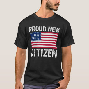 ニュー誇りを持ったアメリカ市民メンズウィメンズニューアメリカンCit Tシャツ