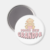 ニュー誇りを持ったグランパガール マグネット (正面/裏面)