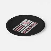 ニュー誇りを持ったダニューガールベビーファーザーズおもしろいデイ・ファースト ペーパープレート (アングル)