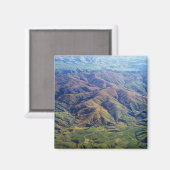 ニュー転がジーランドのサウスランド地方の丘 マグネット (正面/裏面)