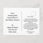 ニュー魅力的オーリンズ通りホリデーハガキ シーズンポストカード (裏面)