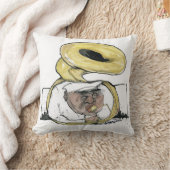 ニュー・オーリンズからのbrassman クッション (ブランケット)