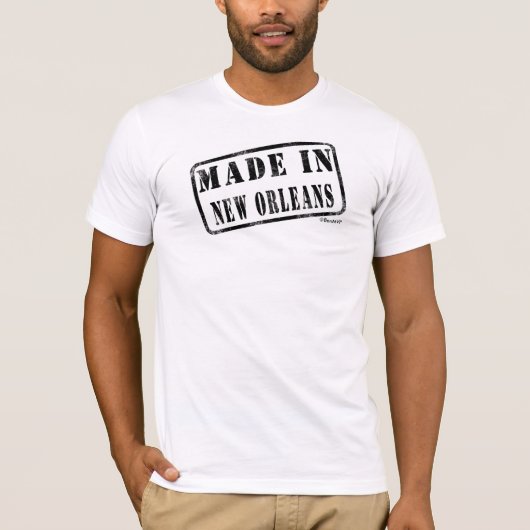 ニュー・オーリンズで作られる Tシャツ (正面)