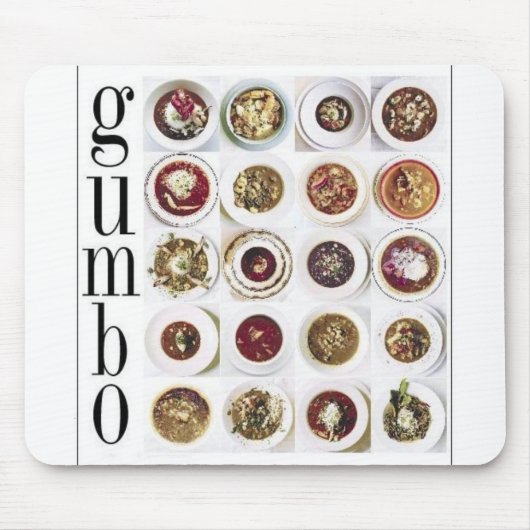 ニュー・オーリンズのオクラ マウスパッド (正面)