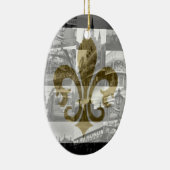 ニュー・オーリンズのコラージュ[オーナメント] セラミックオーナメント (右)