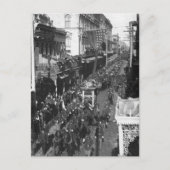 ニュー・オーリンズのジェファーソン・デイヴィスの葬式: 1908年 ポストカード (正面)