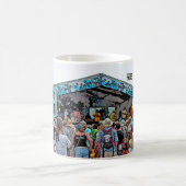 ニュー・オーリンズのジャズフェスティバル コーヒーマグカップ (中央)
