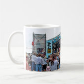 ニュー・オーリンズのジャズフェスティバル コーヒーマグカップ (左)