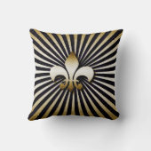 ニュー・オーリンズのデザインの装飾用クッション クッション (裏面)